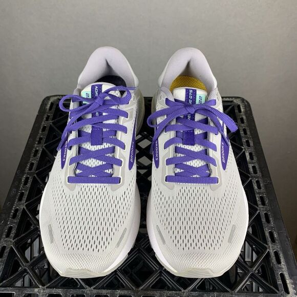 Brooks Adrenaline GTS 22 Running Shoes Gray Womens 9.5 Narrow 2A 1203532A045 - Picture 5 of 12